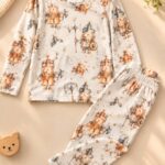 لباس خواب بچه گانه طرح وایکینگ